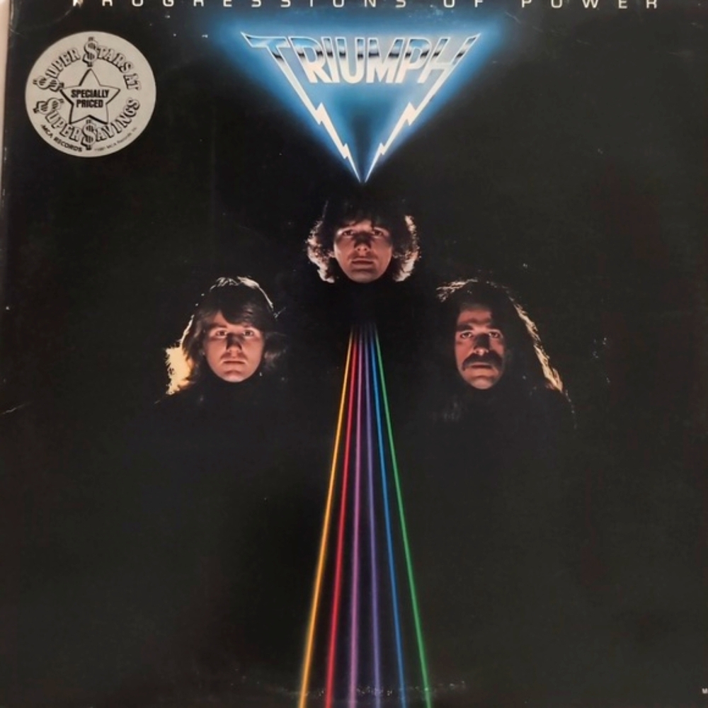 Vintage TRIUMPH Progressions Of Power Vinyl LP Record Album